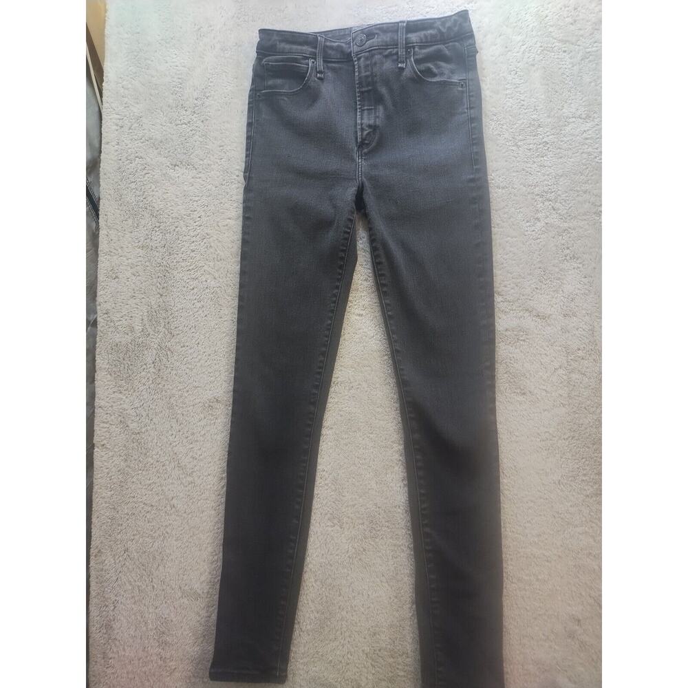 Abercrombie & Fitch Simone High Rise Super Skinny Jeans Black Size 4 Regular